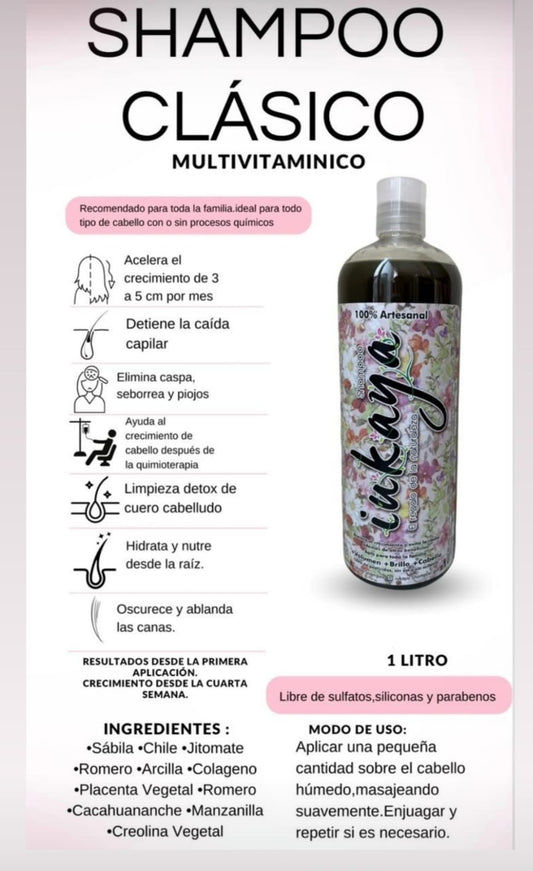 Kit:  Shampoo CLASICO + Mascarilla 3 en 1