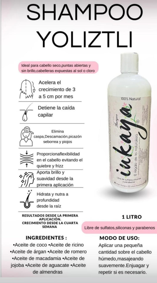 Shampoo YOLIZTLI IUKAYA