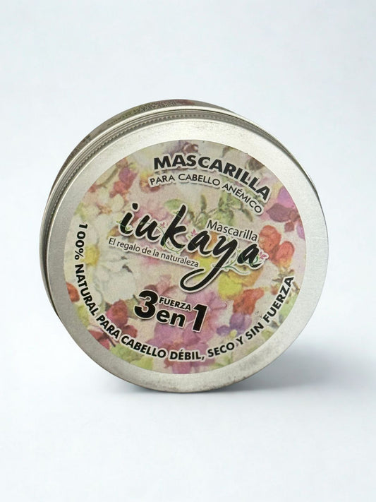 Mascarilla IUKAYA 3 en 1: Hidrata, Acondiciona y Desenreda